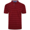 All Over Circle Print Polo Shirt
