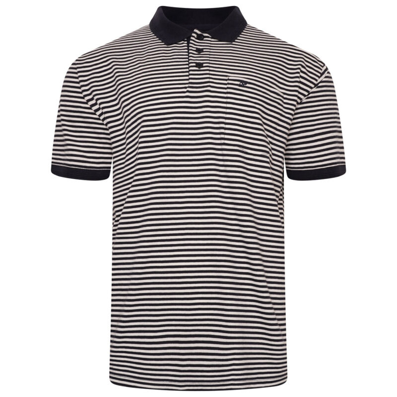 Navy Stripe Polo Shirt Clothing Men's Clothing Up To 8XL