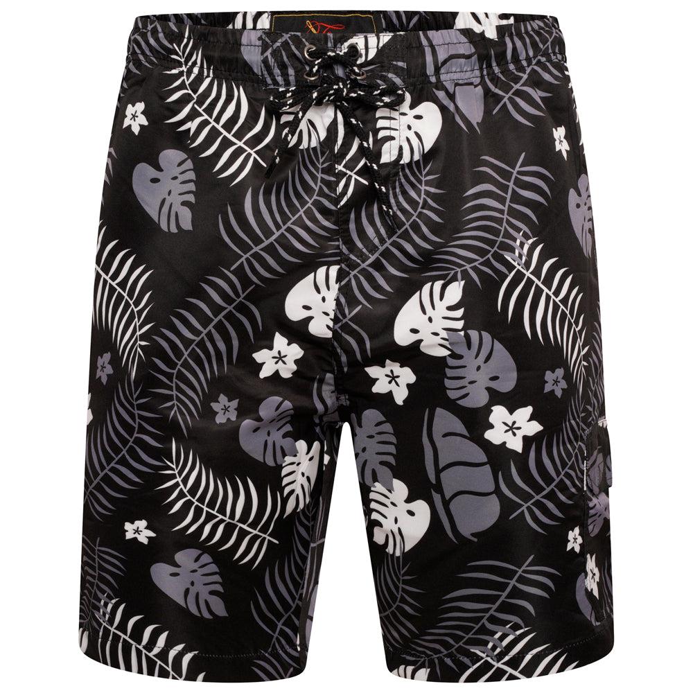 Monstera Leaf Print Shorts Clothing Men's Clothing Up To 8XL