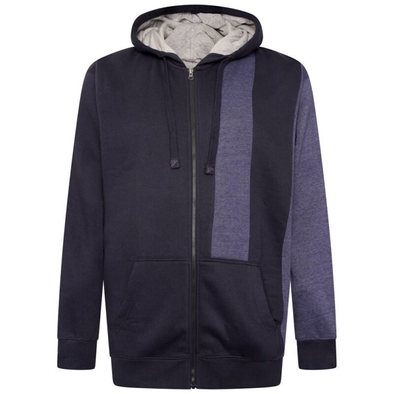 Panelled Full Zip Hoody Clothing Men's Clothing Up To 8XL