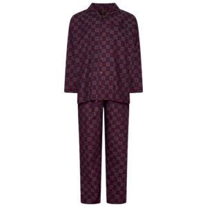 Traditional Style Square Print Pyjamas